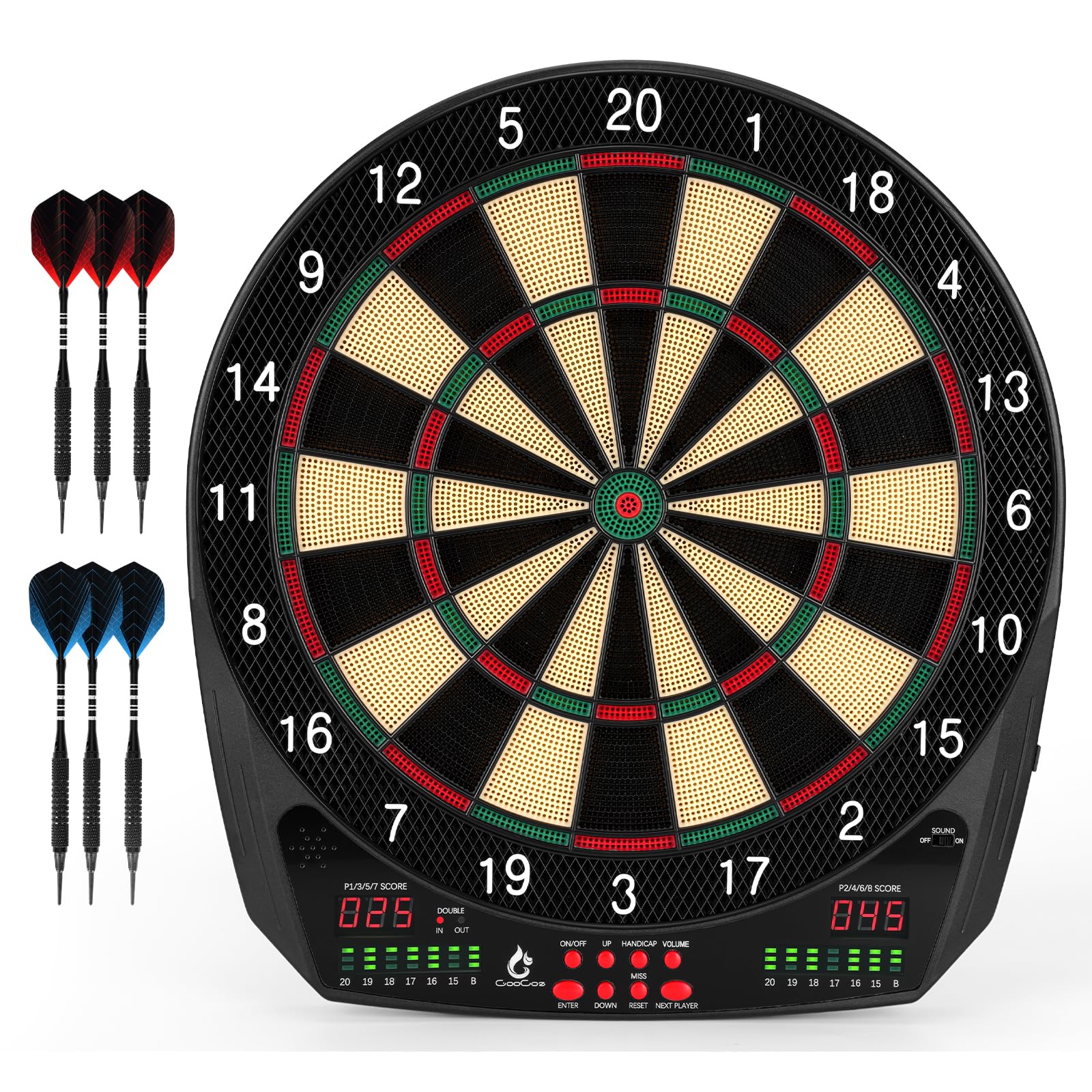 Amazon.com : Electronic Dart Board, 35 Games and 580 Variants